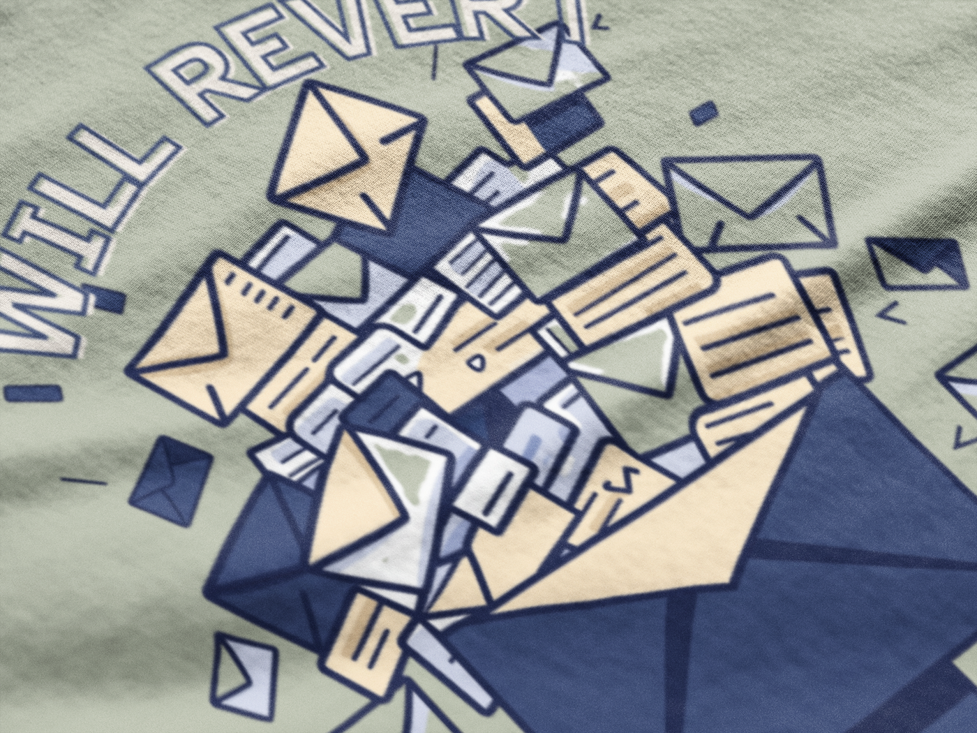 Will Revert by EOD — Corporate Lie Detector Tee — Premium Heavyweight