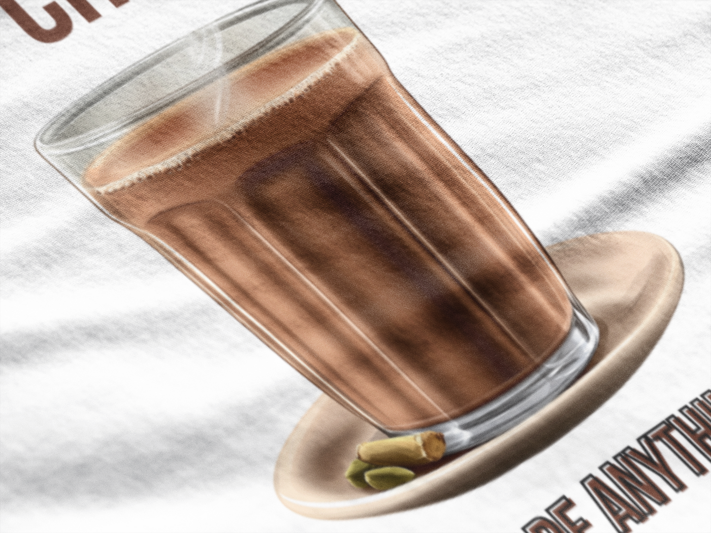 Chai Before Anything — The Morning Ritual Tee — Premium Heavyweight