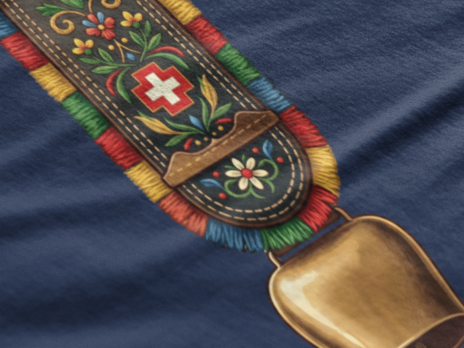 DDLJ Cowbell — Flex Tee — Premium Heavyweight