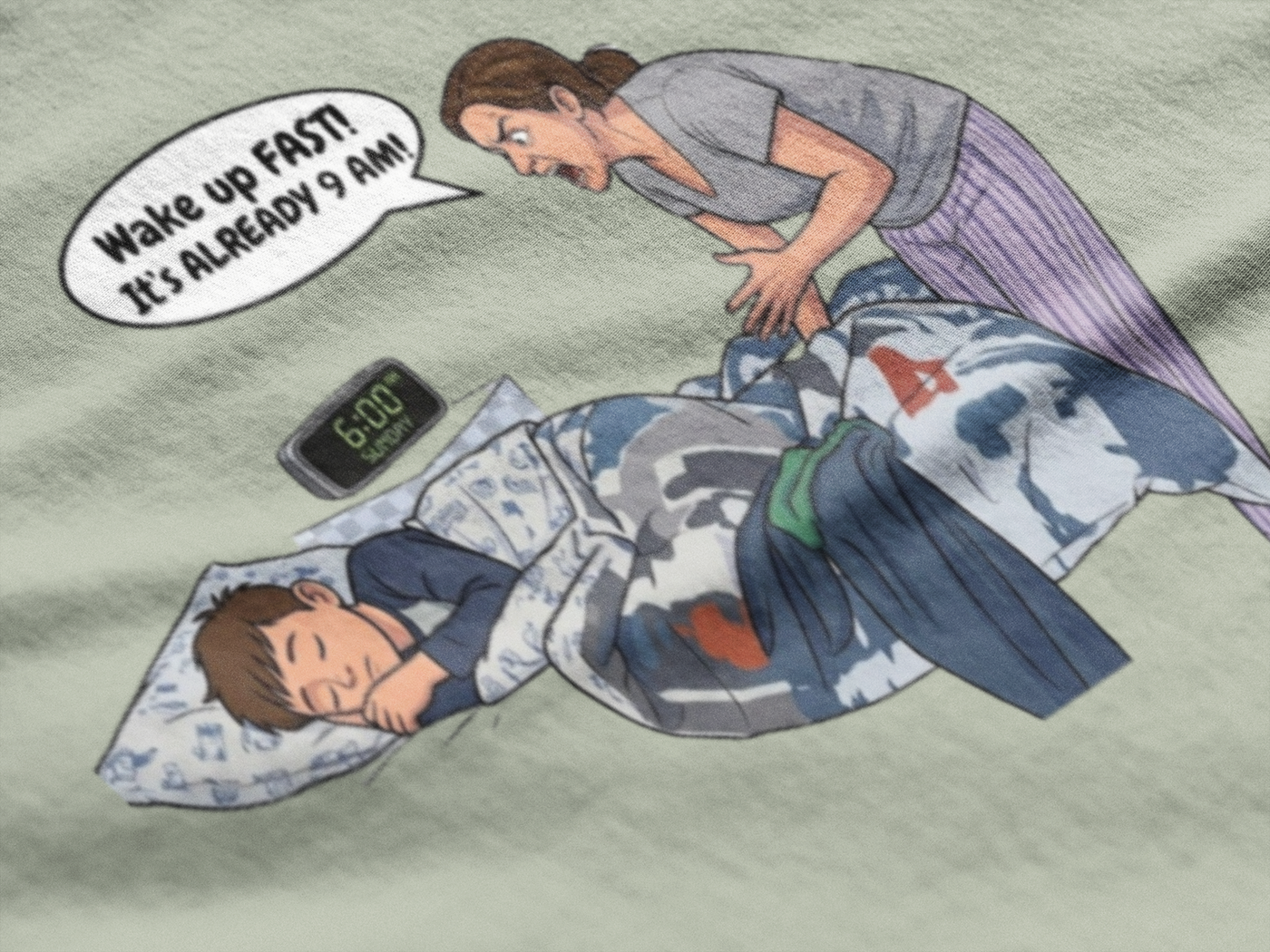Wake Up, It's Already 9 AM — Graphic Tee