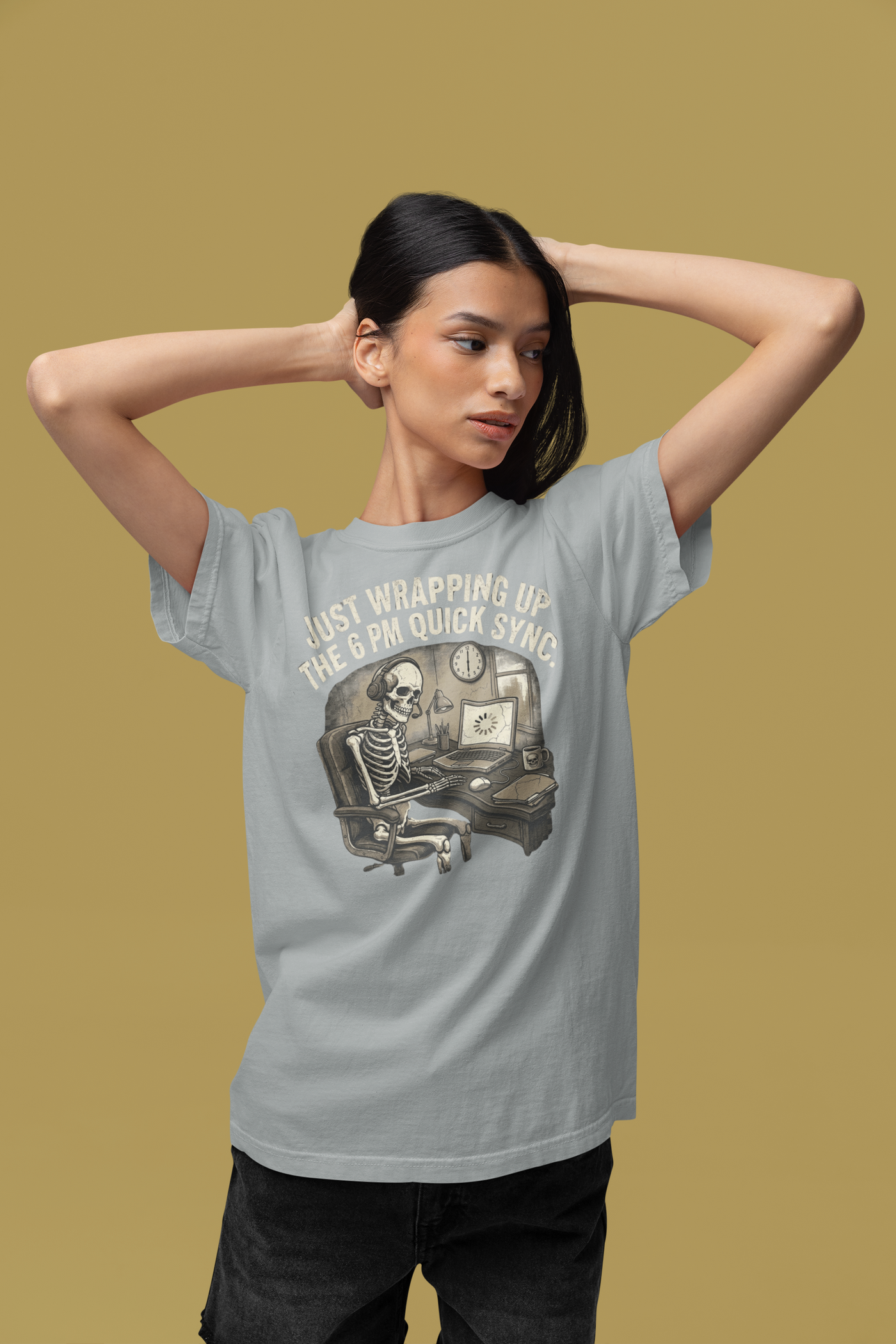 Just Wrapping Up The 6 PM Quick Sync — Graphic Tee