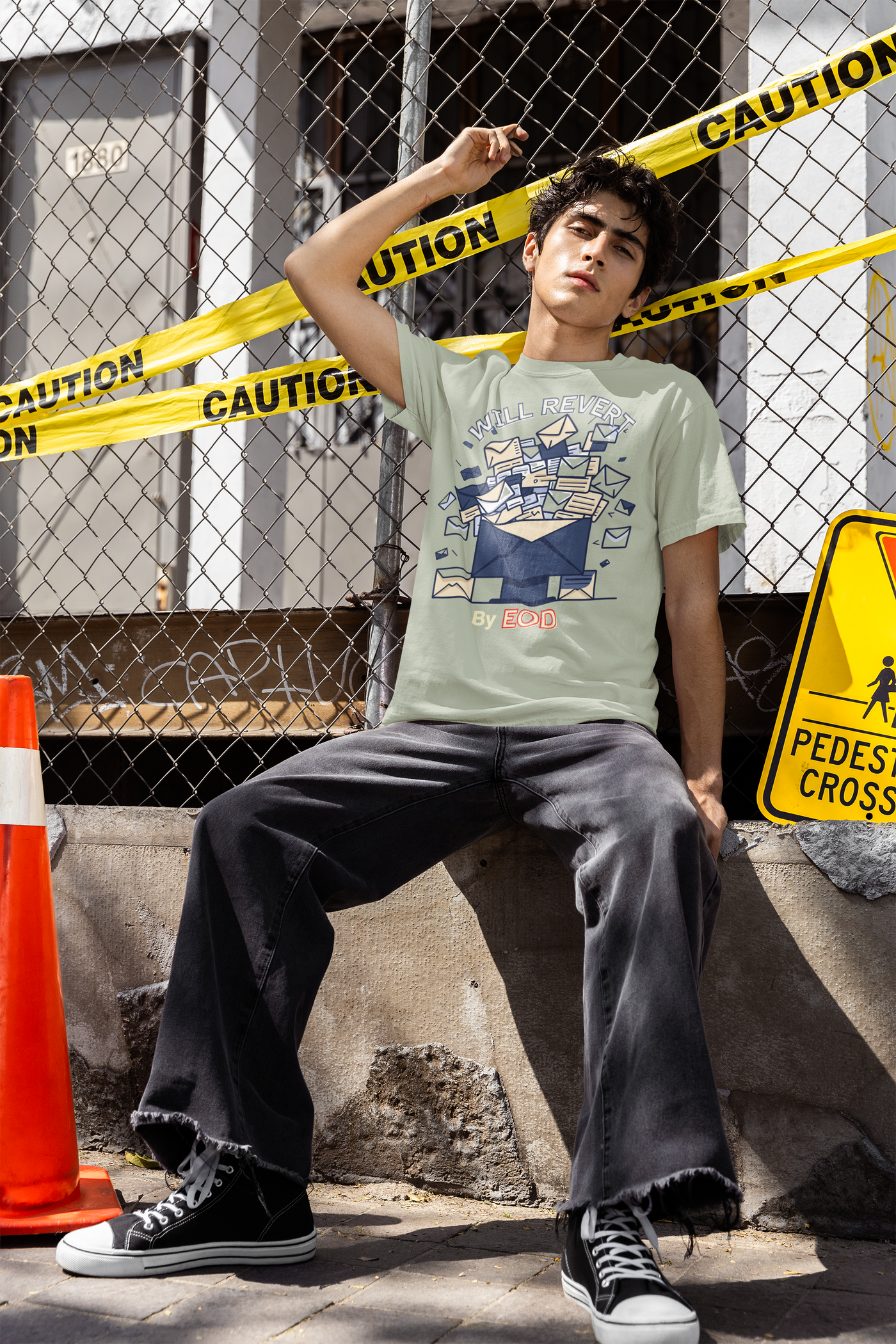 Will Revert by EOD — Corporate Lie Detector Tee — Premium Heavyweight