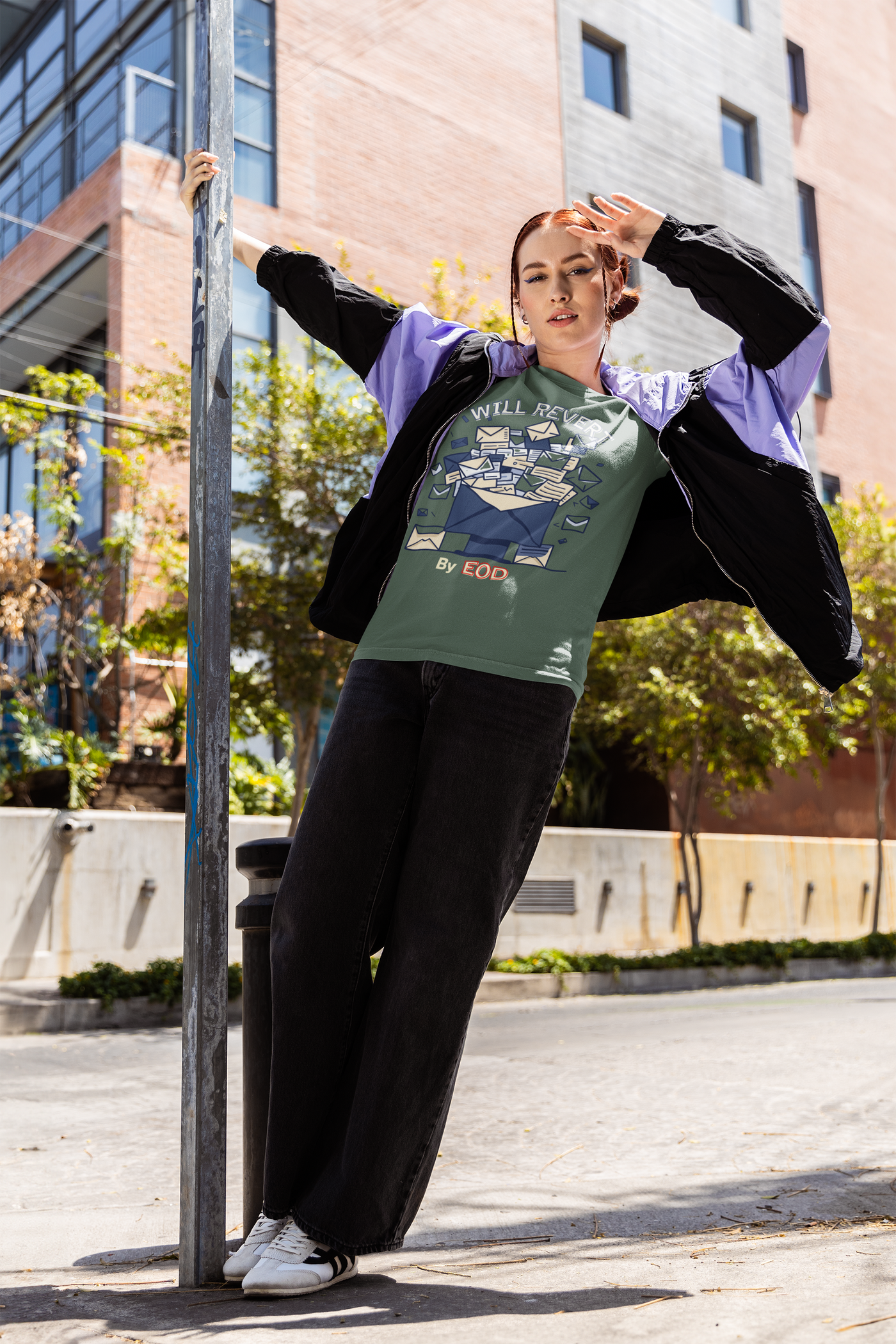 Will Revert by EOD — Corporate Lie Detector Tee — Premium Heavyweight