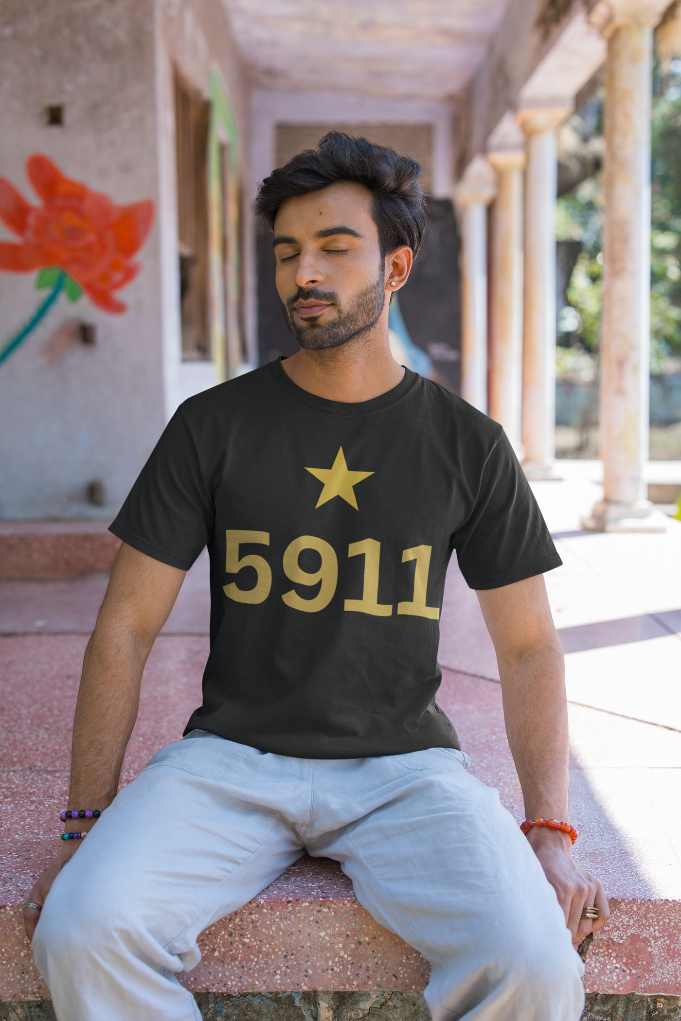 Sidhu Moosewala 5911 — Punjabi Tribute Tee — Premium Heavyweight