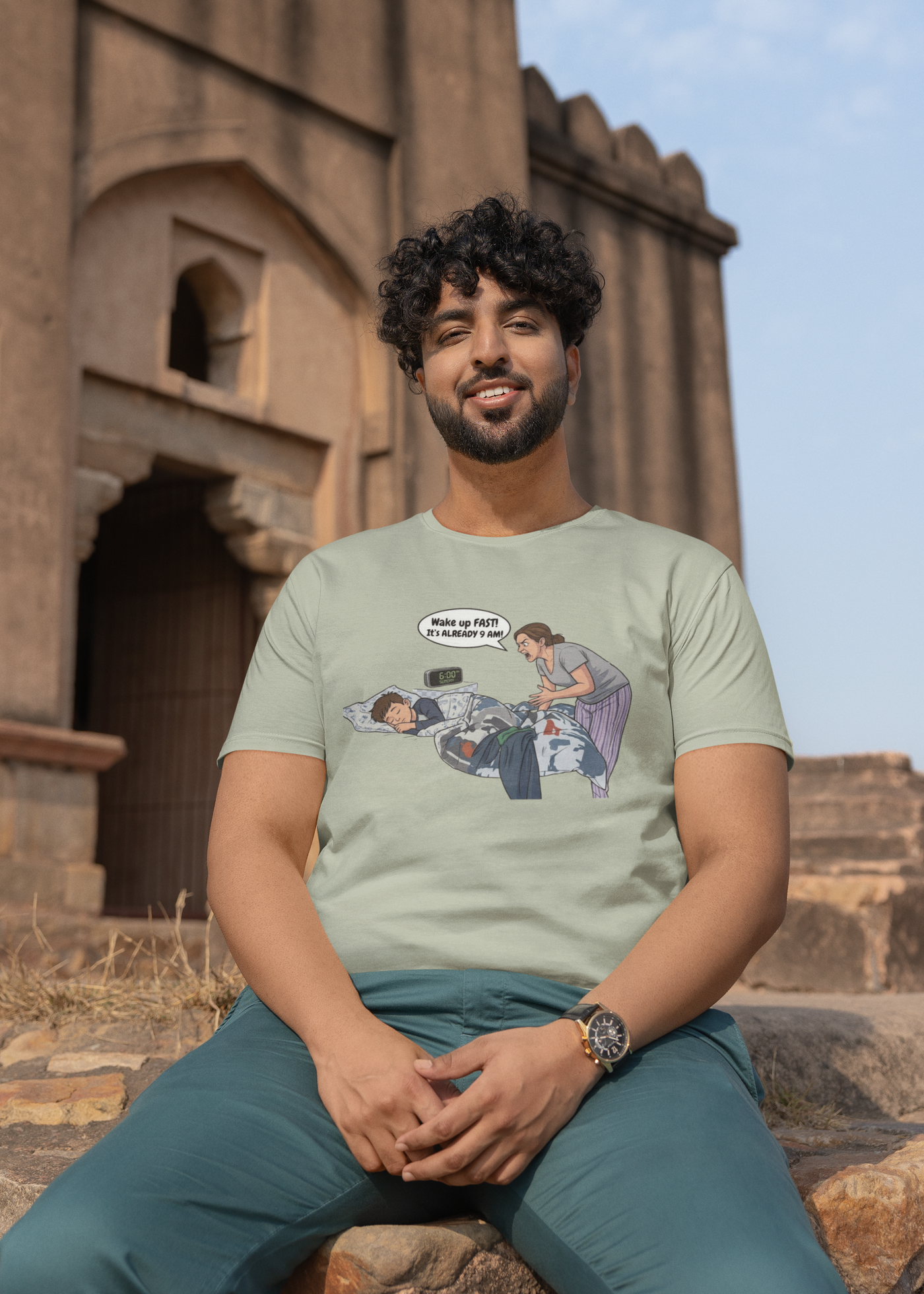 Wake Up, It's Already 9 AM — Graphic Tee