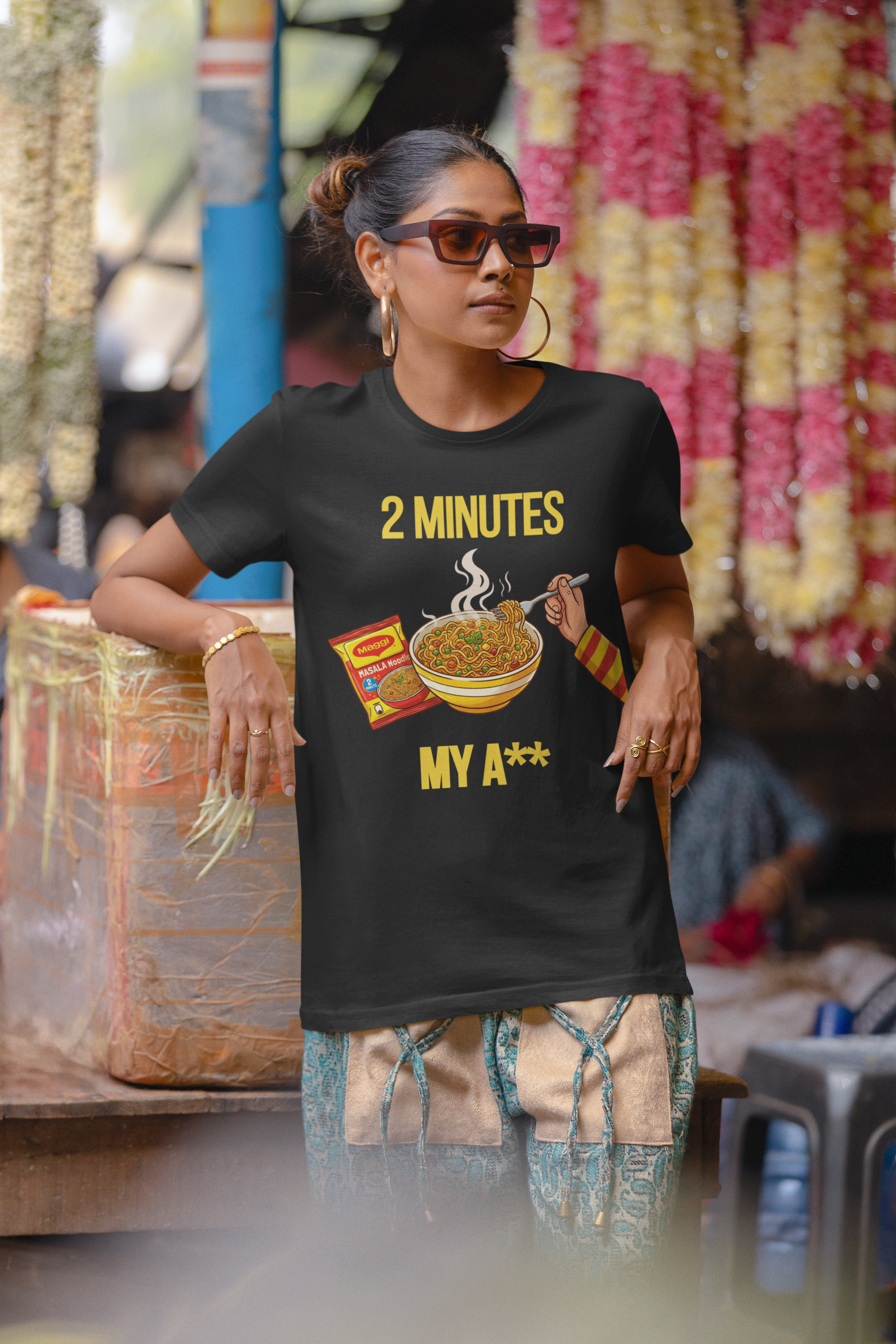 Maggi 2 Minutes — The Honest Cooking Time Tee — Premium Heavyweight