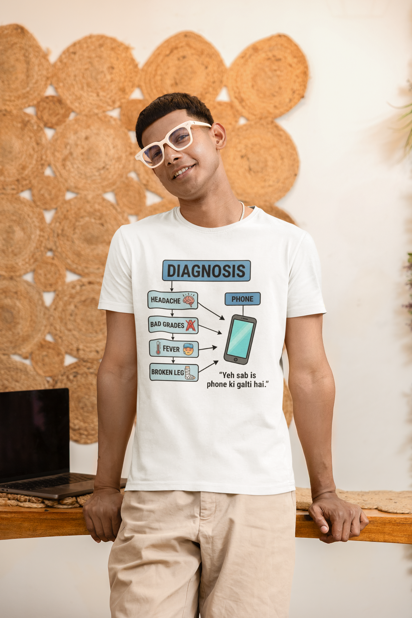 Yeh Sab Is Phone Ki Galthi Hai — Graphic Tee