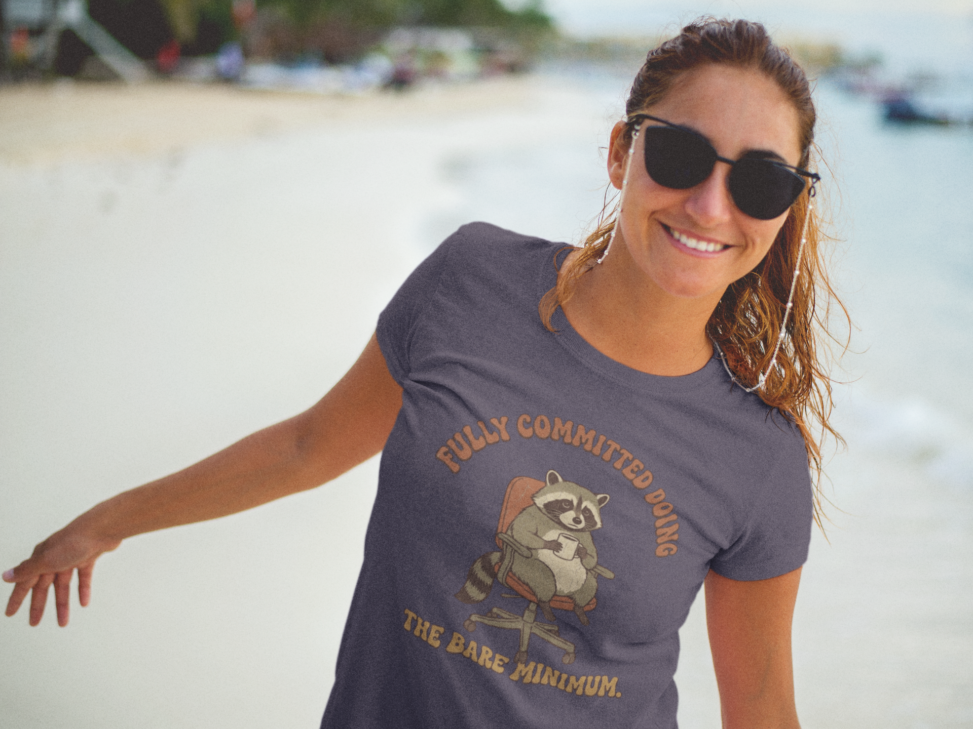 Fully Committed Doing The Bare Minimum — Graphic Tee