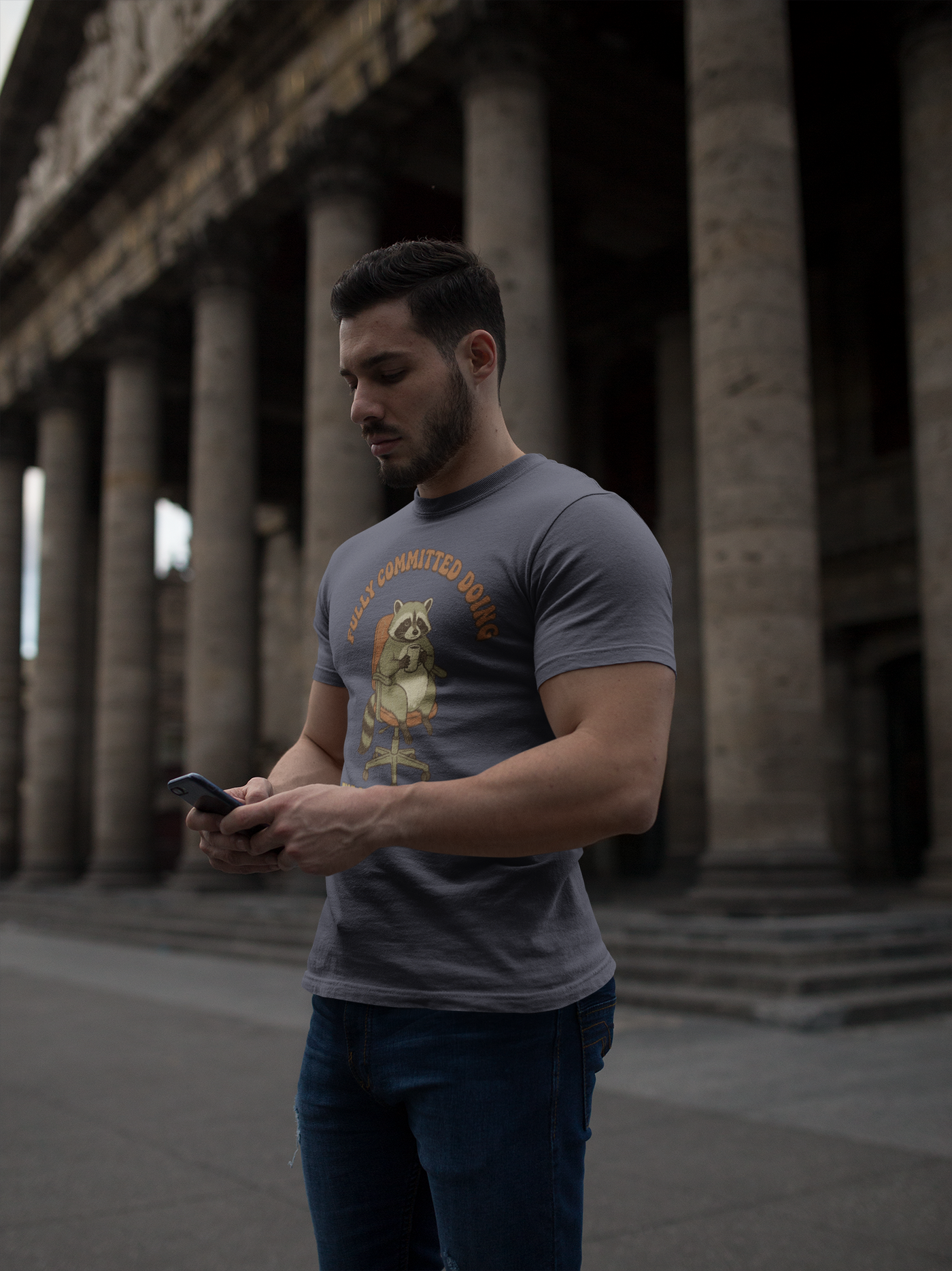 Fully Committed Doing The Bare Minimum — Graphic Tee