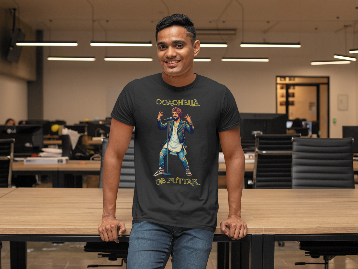 Coachella De Puttar — The Modern Punjabi Tee — Premium Heavyweight