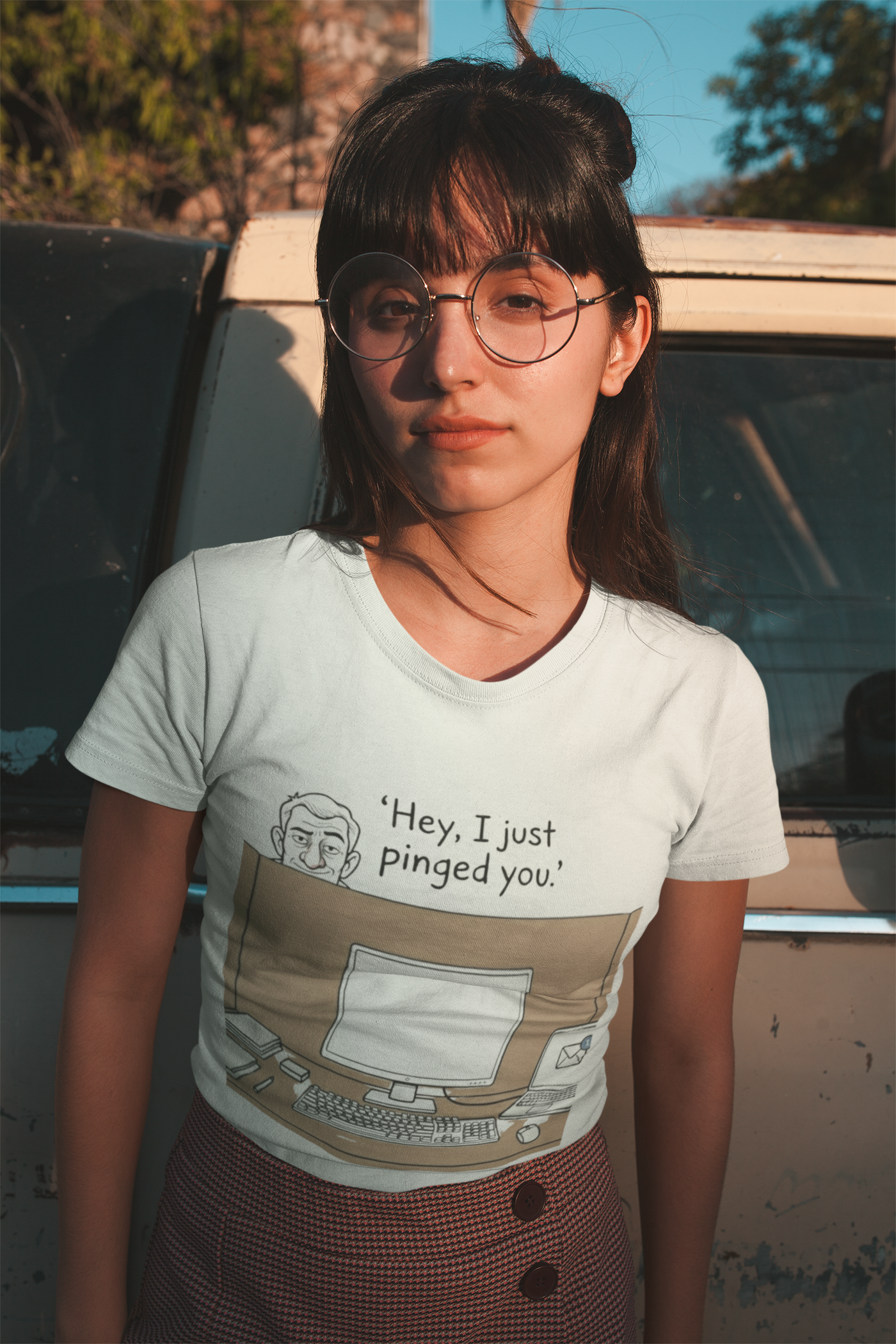 Hey I Just Pinged You — Graphic Tee