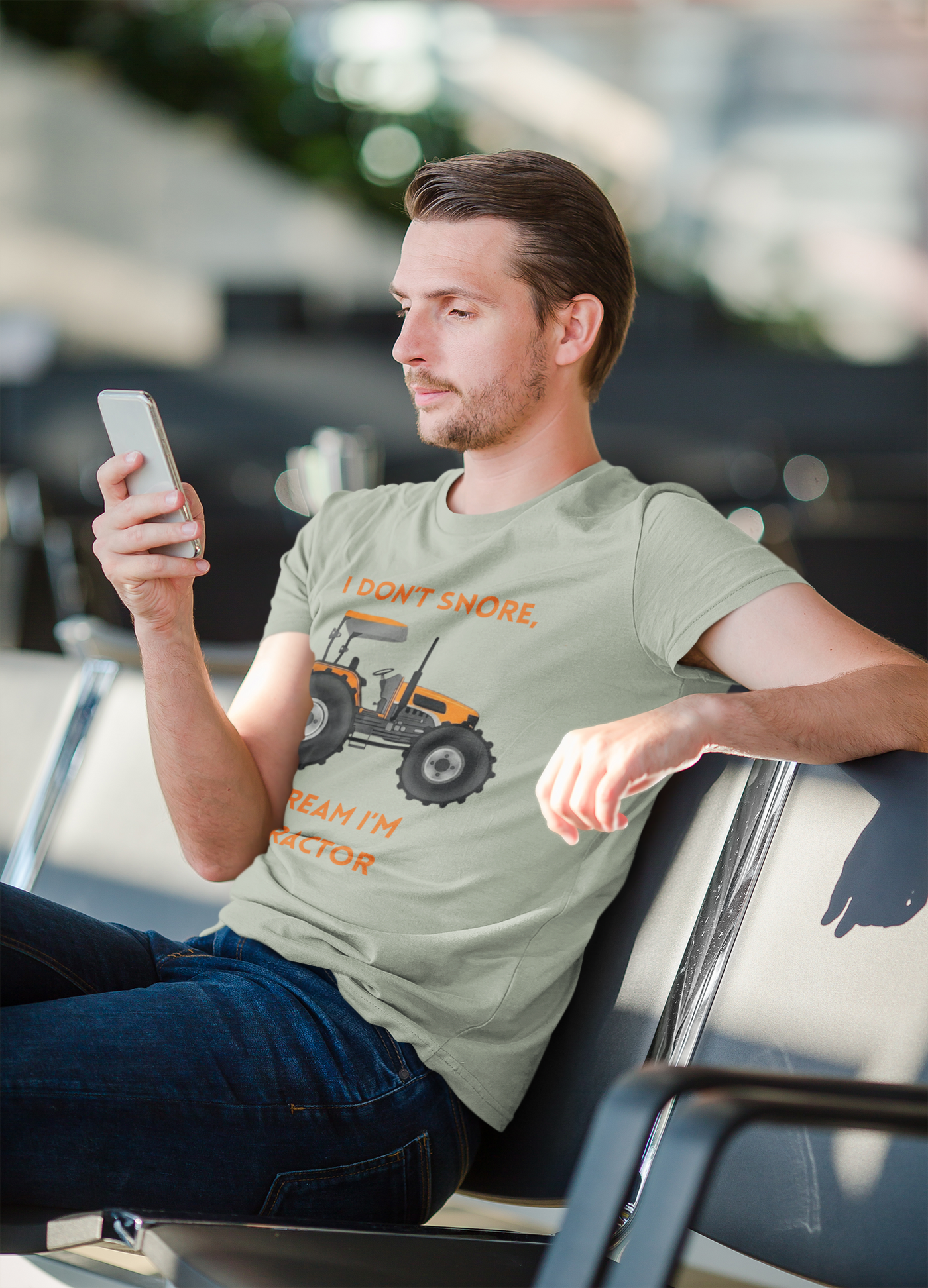 I Don't Snore I Dream I'm A Tractor — Graphic Tee