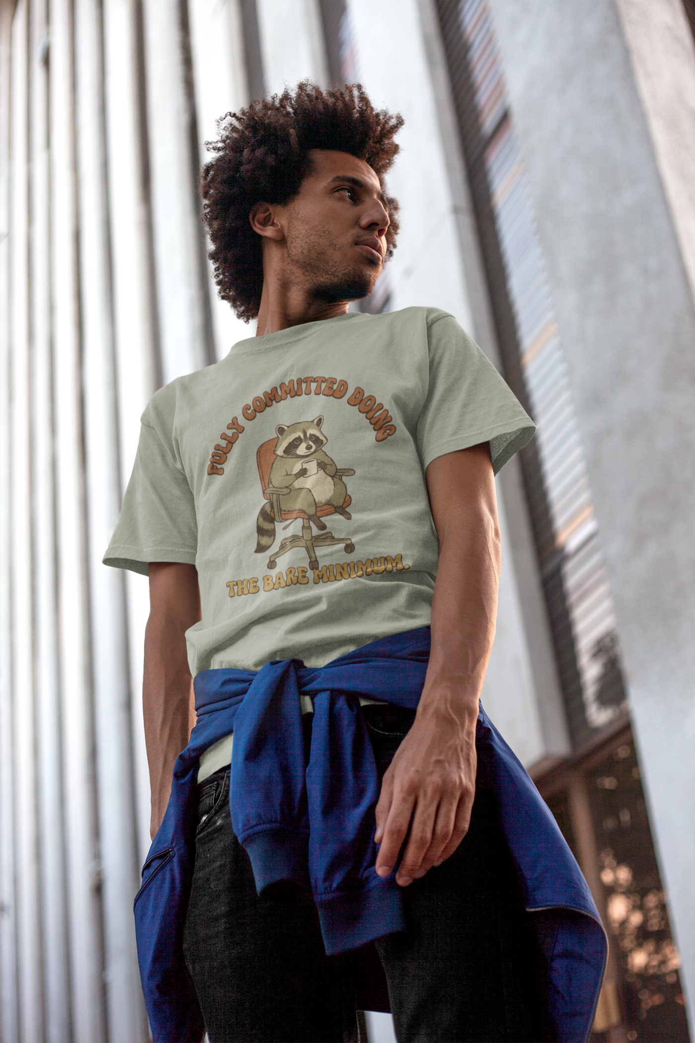 Fully Committed Doing The Bare Minimum — Graphic Tee