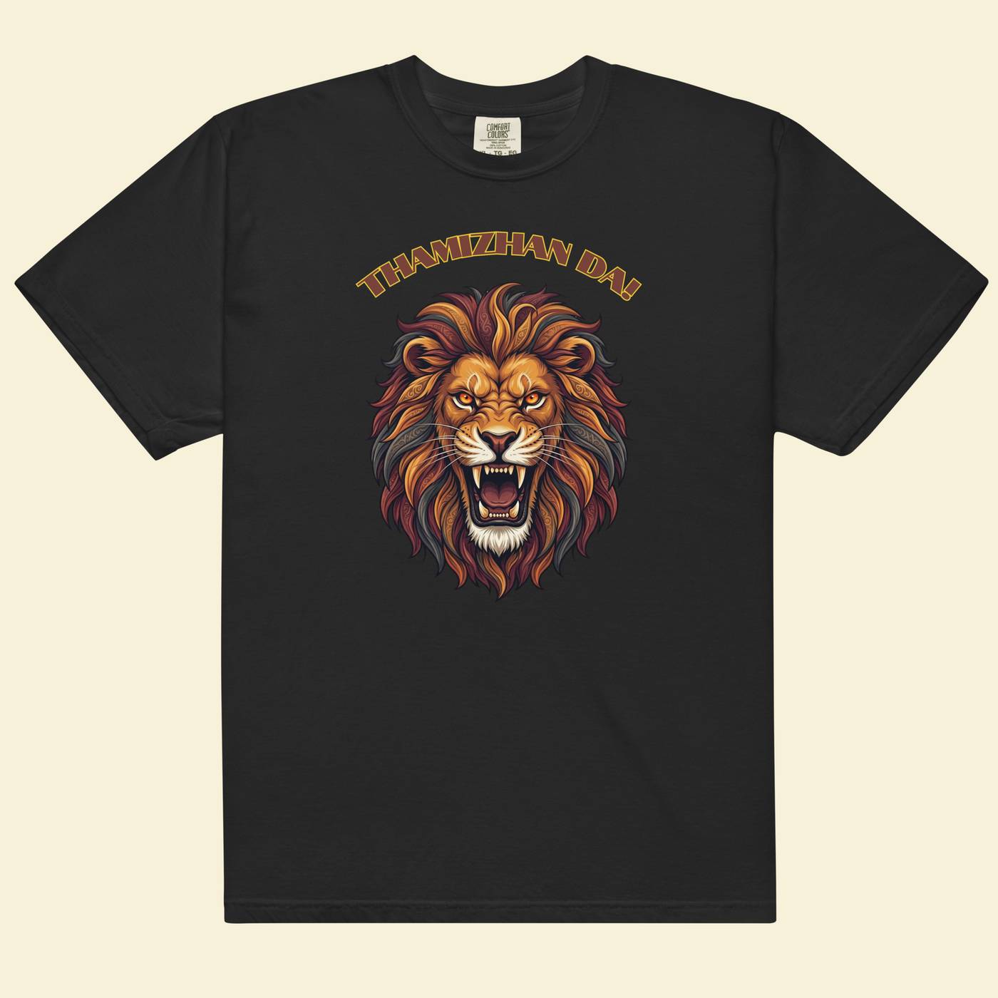 Thamizhan Da — The Tamil Pride Tee — Premium Heavyweight