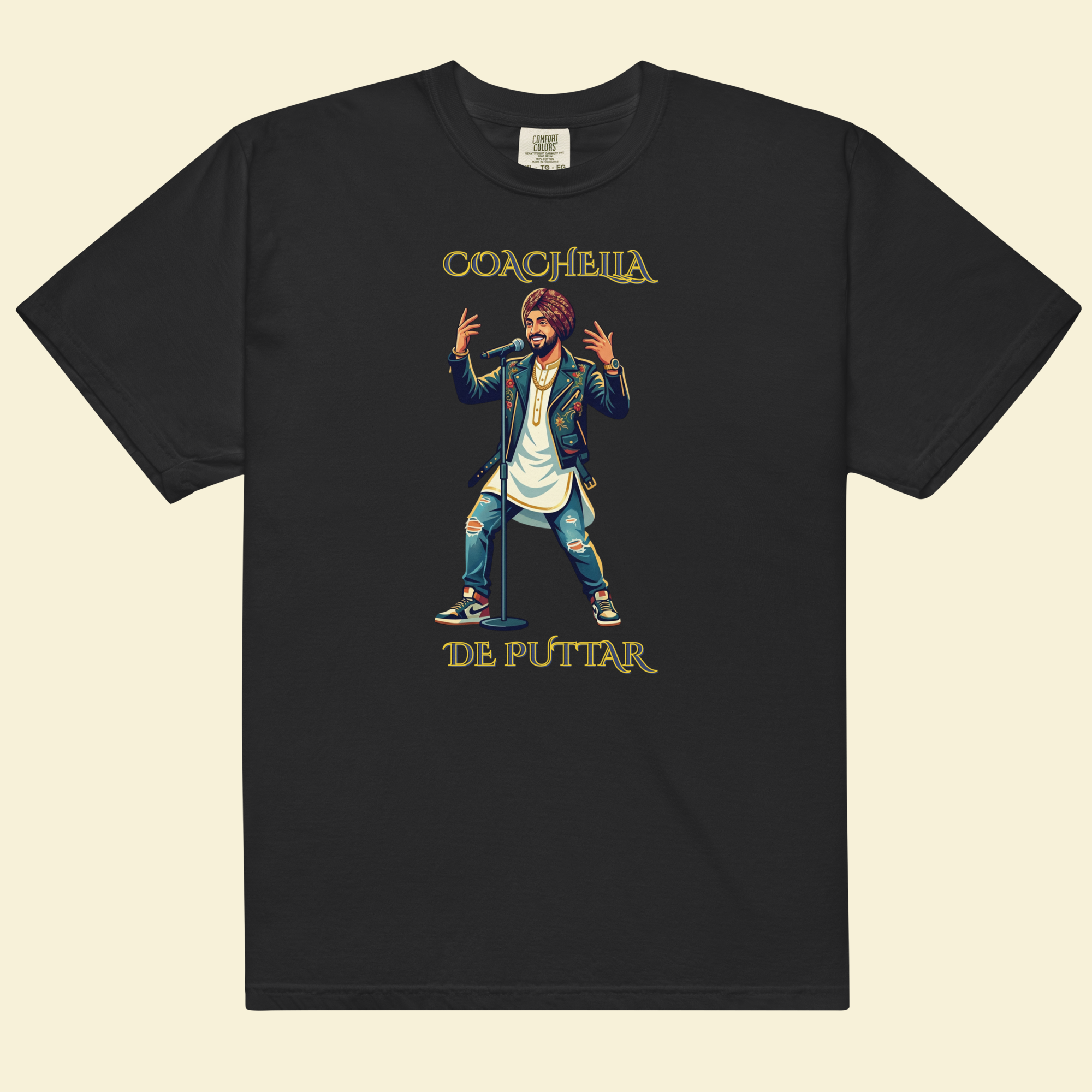 Coachella De Puttar — The Modern Punjabi Tee — Premium Heavyweight