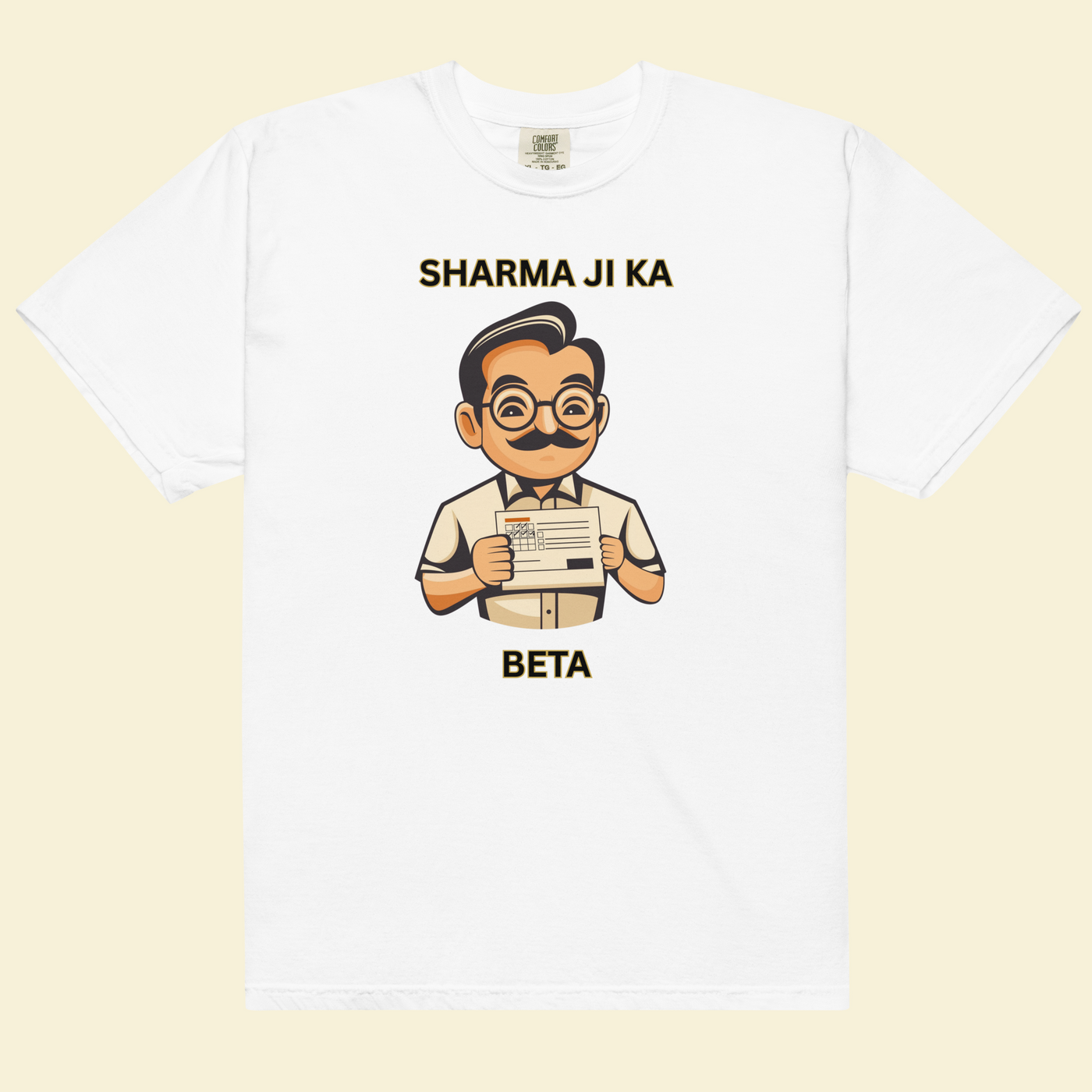 Sharma Ji Ka Beta — The Comparison Tee — Premium Heavyweight